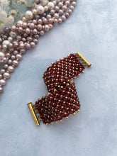 Afbeelding in Gallery-weergave laden, Diverse juwelen Roodgouden aarmband voor dames Roodgouden aarmband voor dames | rode accessoires
