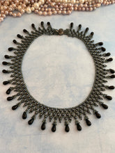 Afbeelding in Gallery-weergave laden, Diverse juwelen Zwarte kraag, elegante ketting Zwarte kralenketting Elegante zwarte ketting Zwarte accessoire Black necklace
