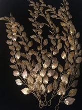 Afbeelding in Gallery-weergave laden, Haarstrengen Haarsieraad met glanzende blaadjes Haaraccessoires met blaadjes Tiara bruids Haarsieraad met blaadjes
